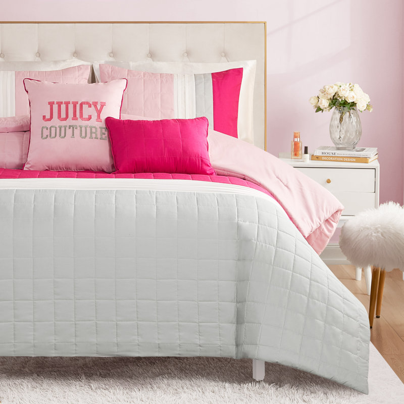 NEW JUICY COUTURE QUEEN purchases 8 PC BEDDING SET